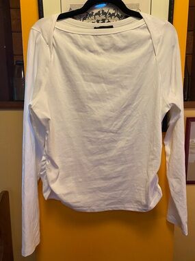 Cider Ruched Cotton Tee